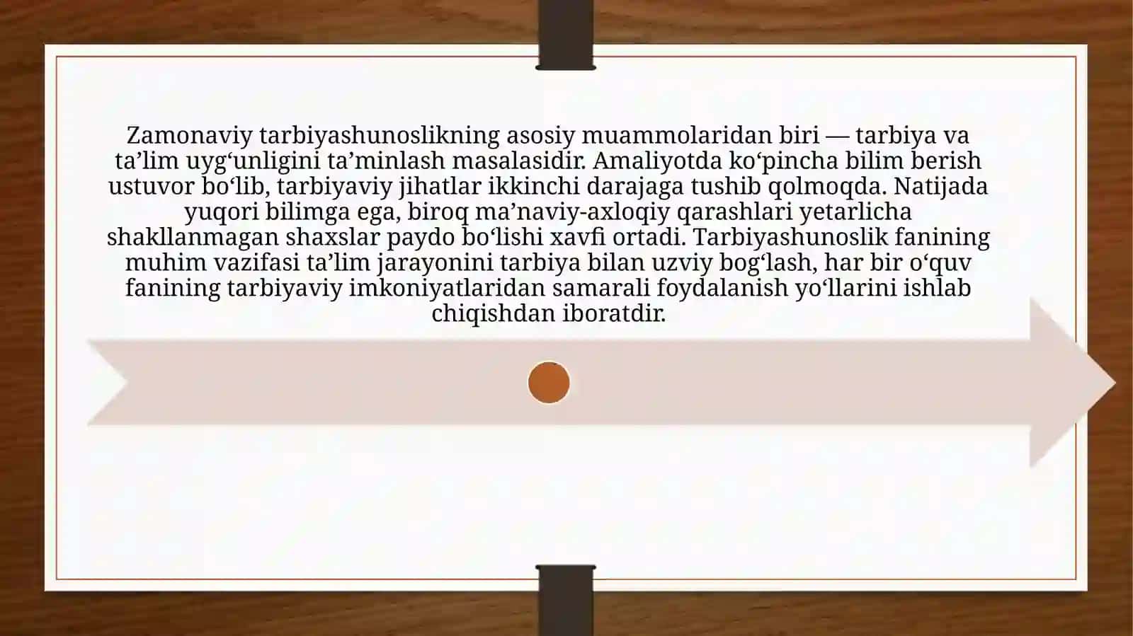 Zamonaviy tarbiyashunoslik muammolari 3