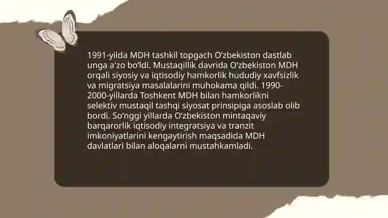 Mustaqil davlatlar hamdoʻstligi va Oʻzbekiston 3