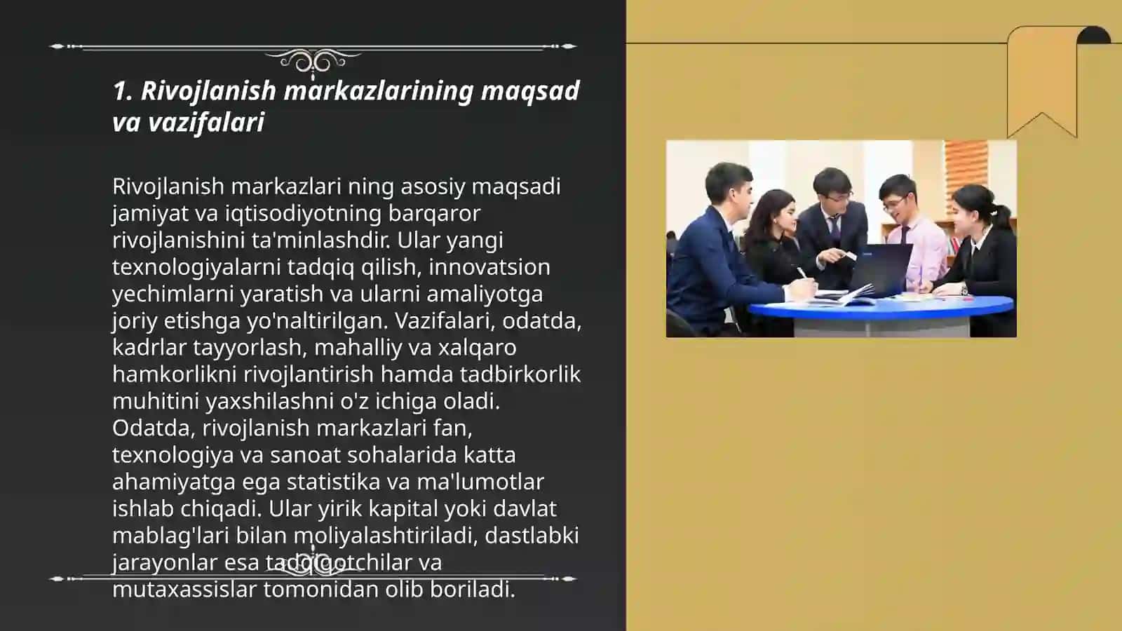 Rivojlanish markazlarining faoliyati 3