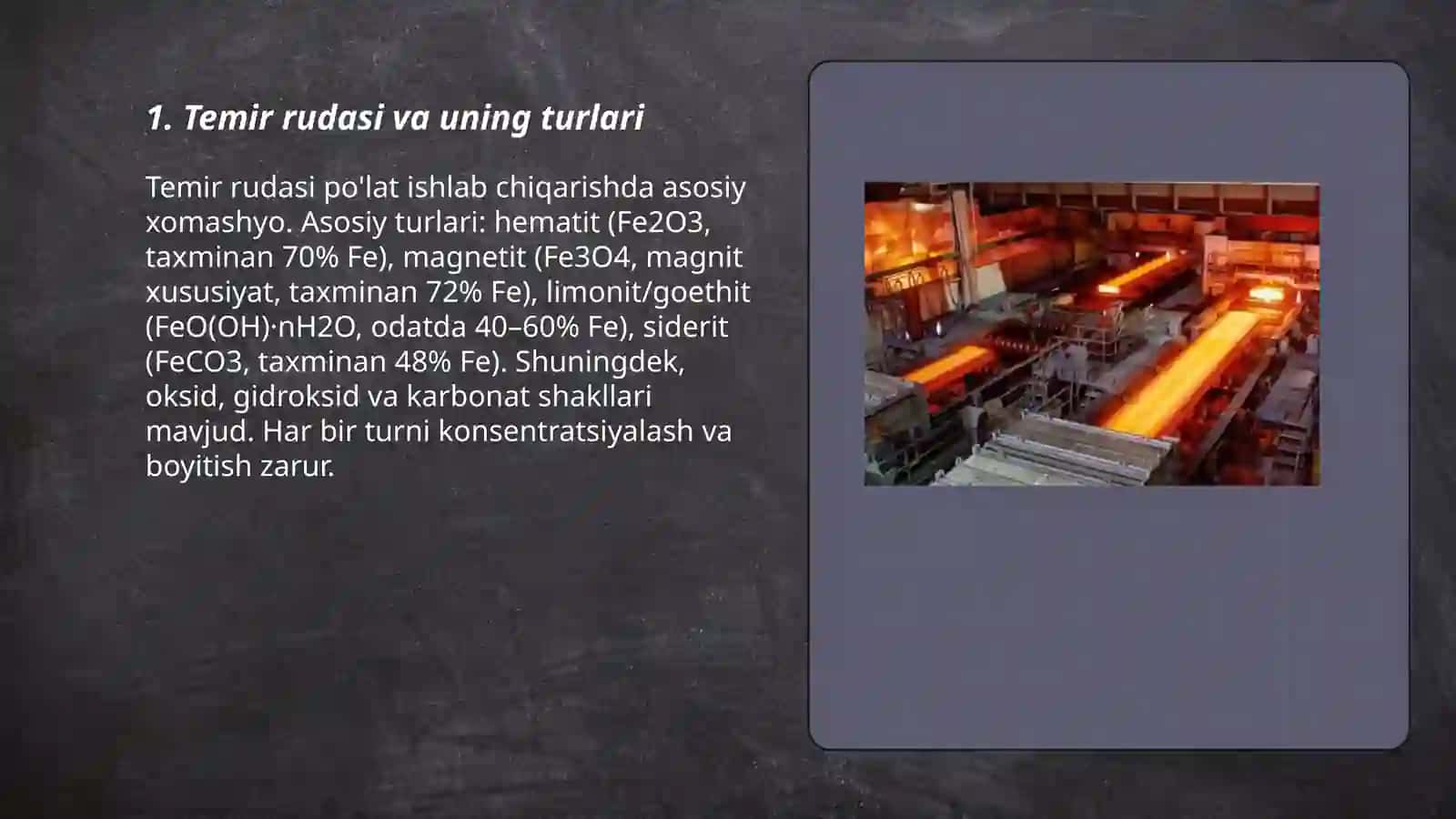 Temir rudasi va uning turlari 3