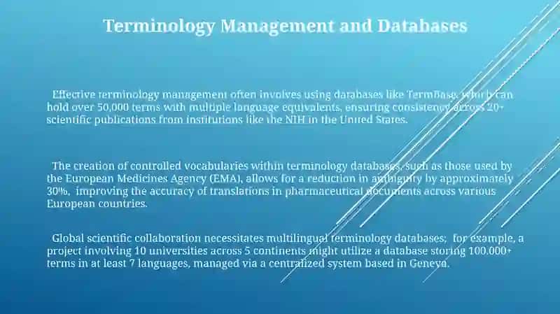 The translation of scientific terms 3