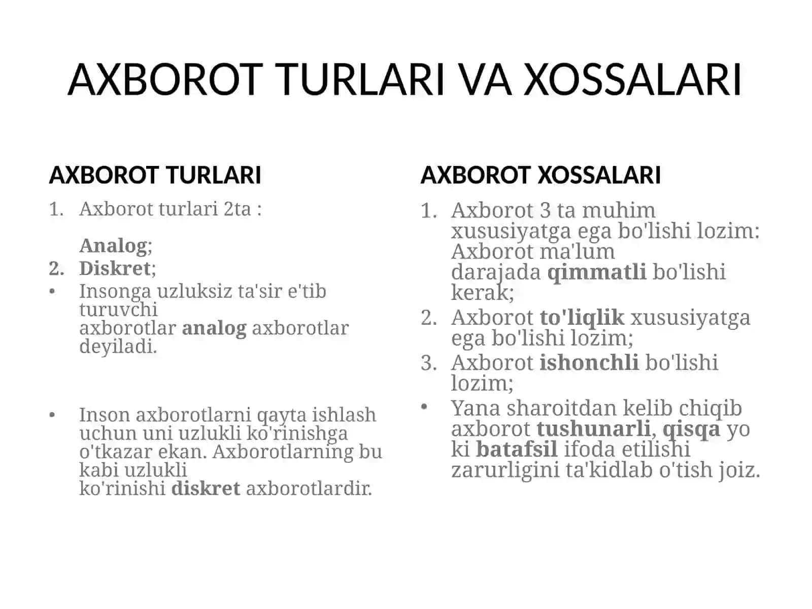 Mediamakonida axborotni taqdim etish 3