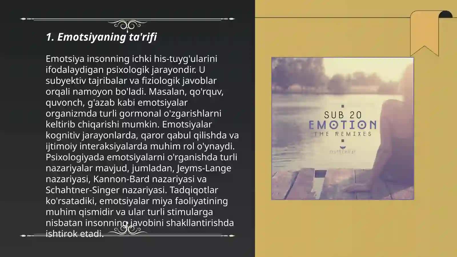 Emotsiya haqida tushuncha 3