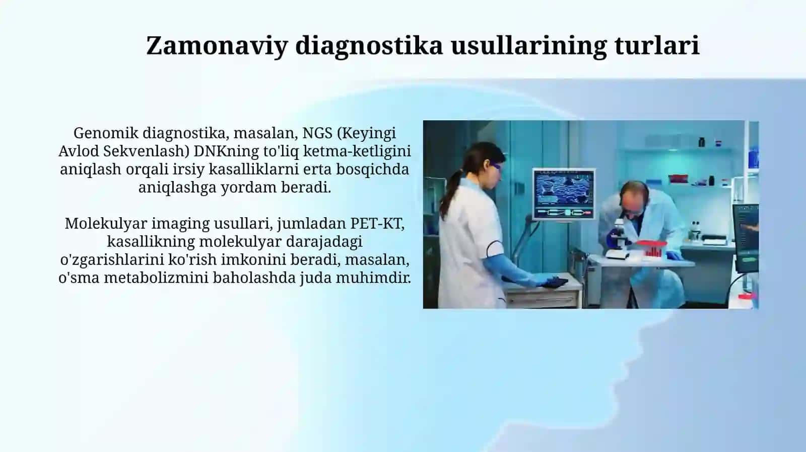 Innovatsion tibbiyotda diagnostika usullari va ularning ahamiyati 3