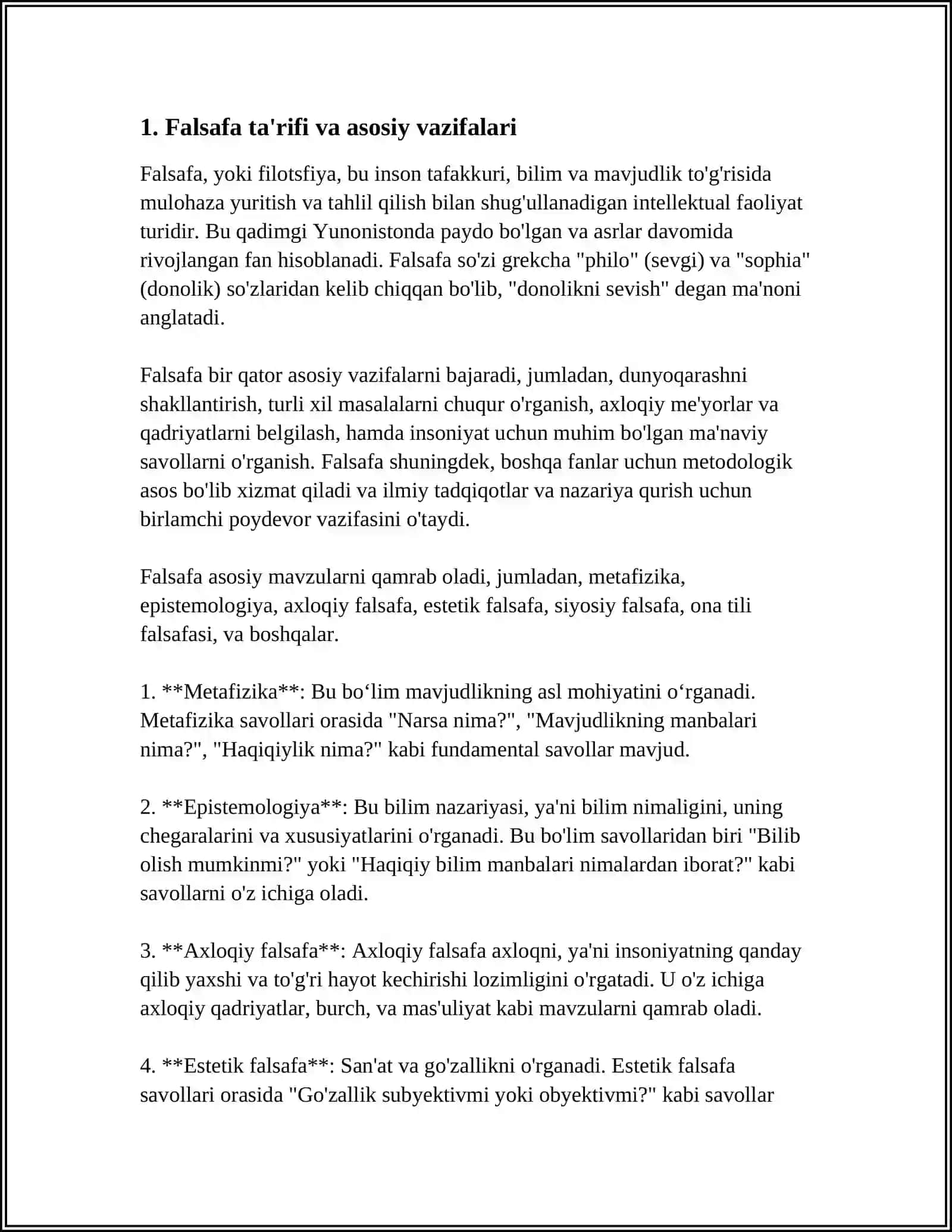 FALSAFA HAQIDA 3