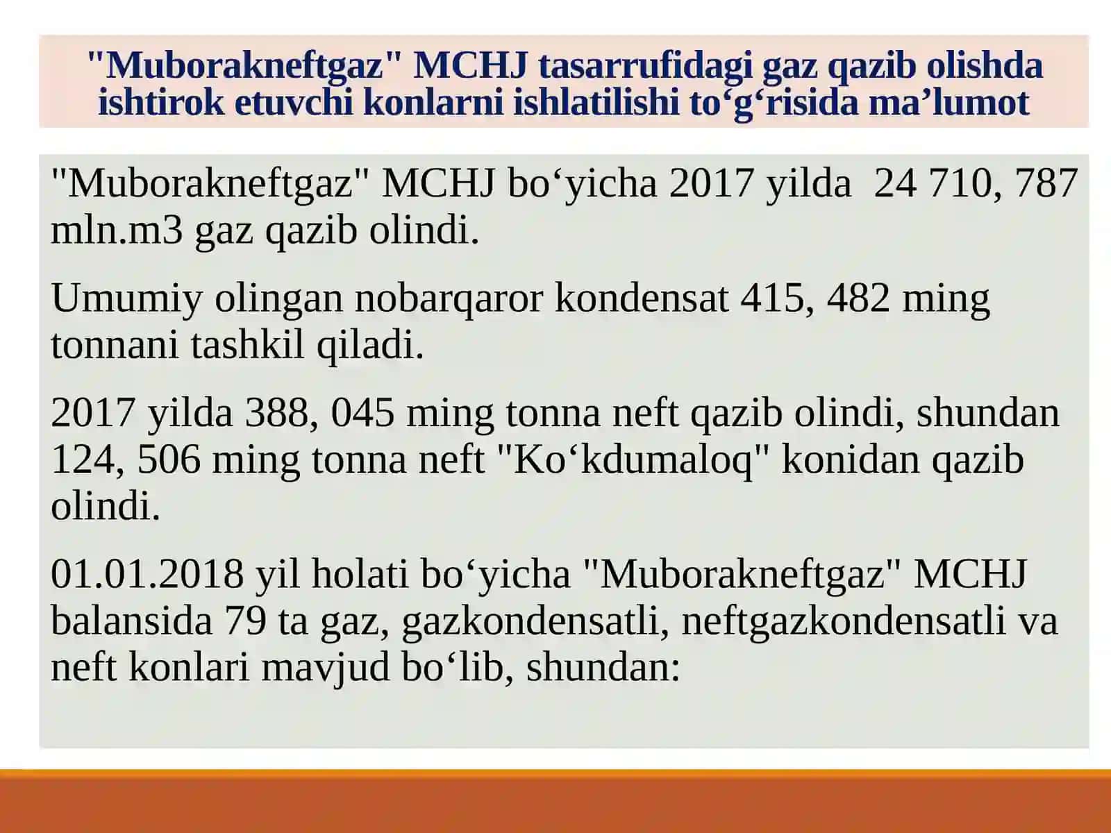 Gaz va gazkondensat konlarini ishlatish holatini tahlil etish 3