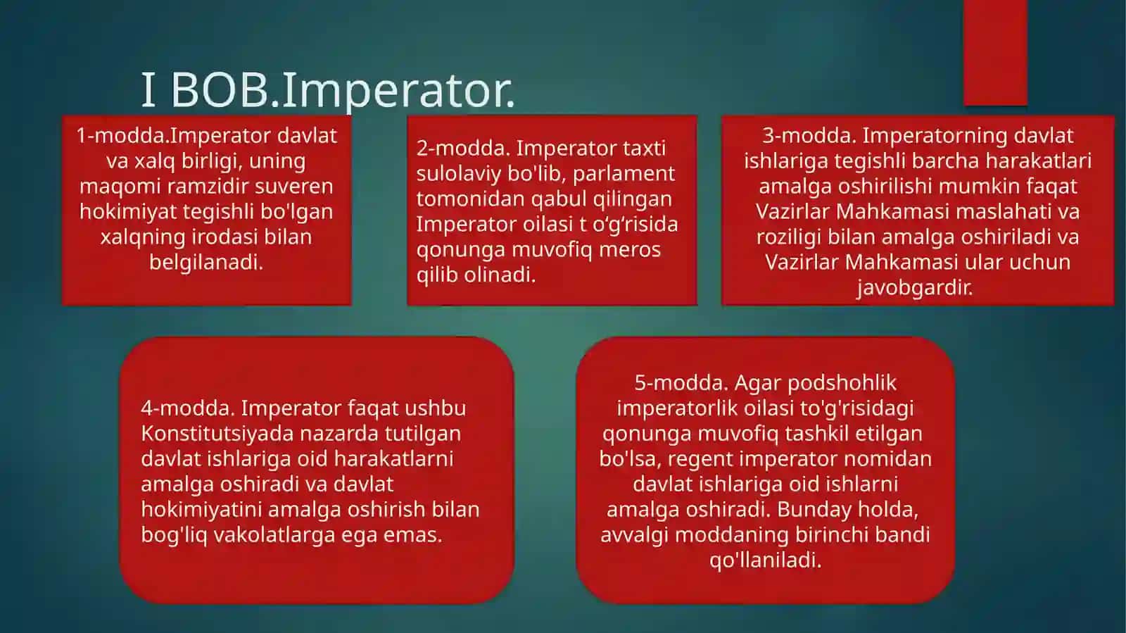 YAPONIYA DAVLATI KONSTITUTSIYASI 3