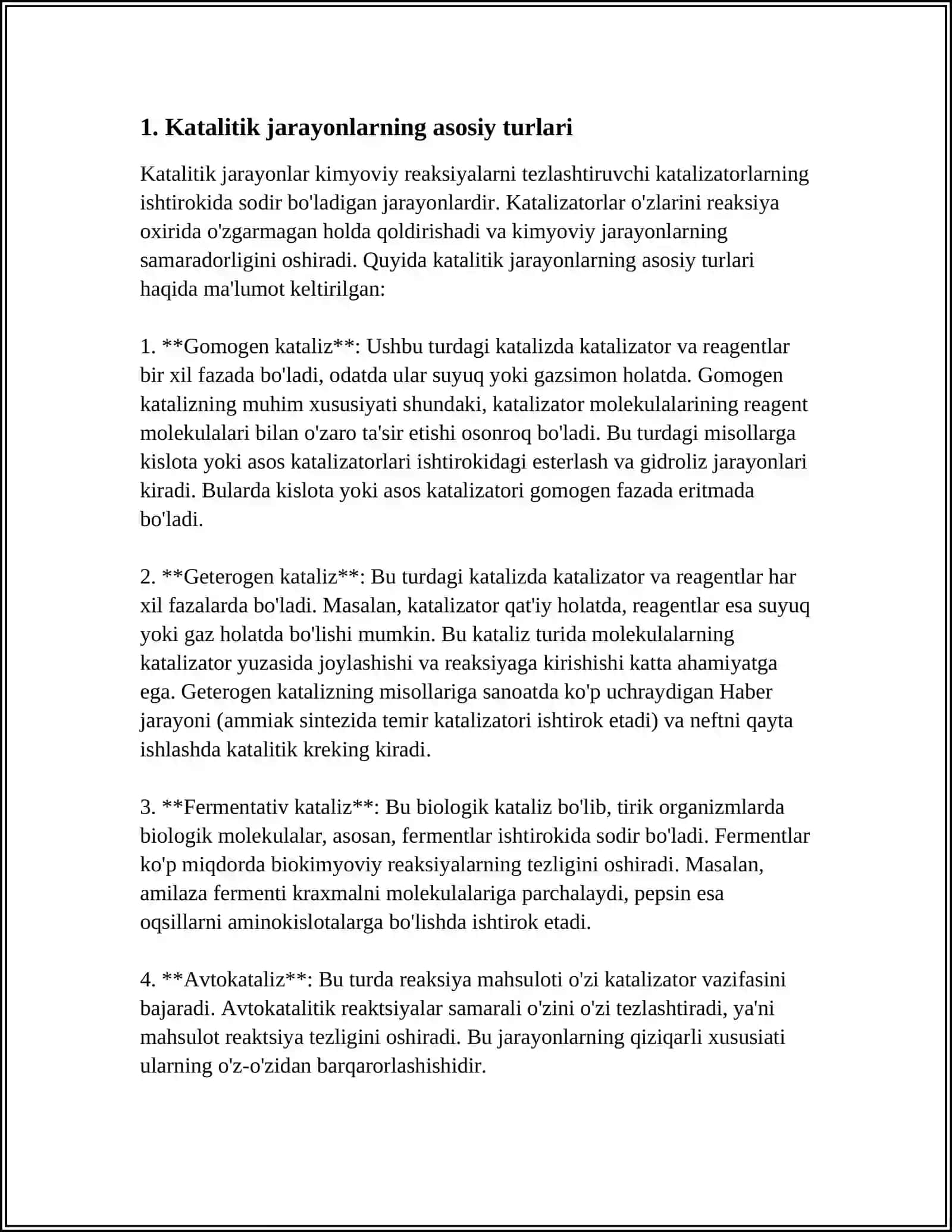 Katalitik Jarayonlar Qurilmalari 3