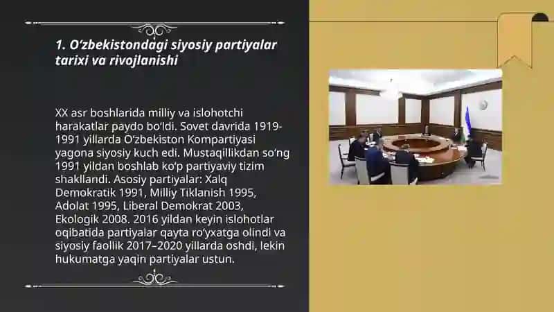 Oʻzbekiston siyosiy partiyalari 3