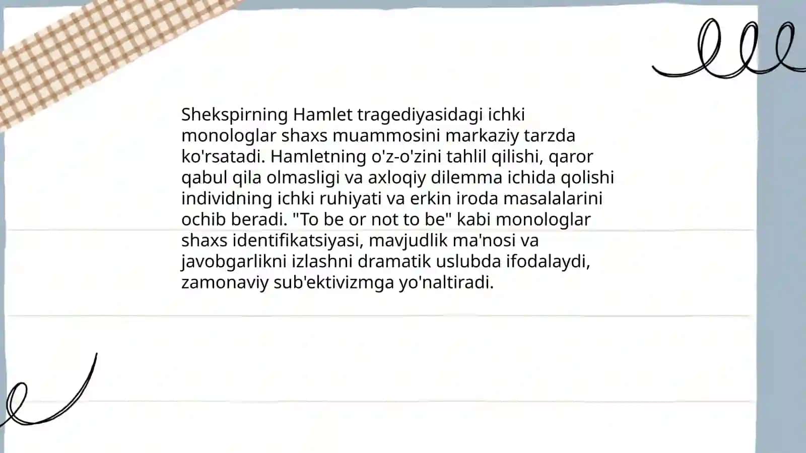 Shekspir tragediyalarida shaxs masalasi 3