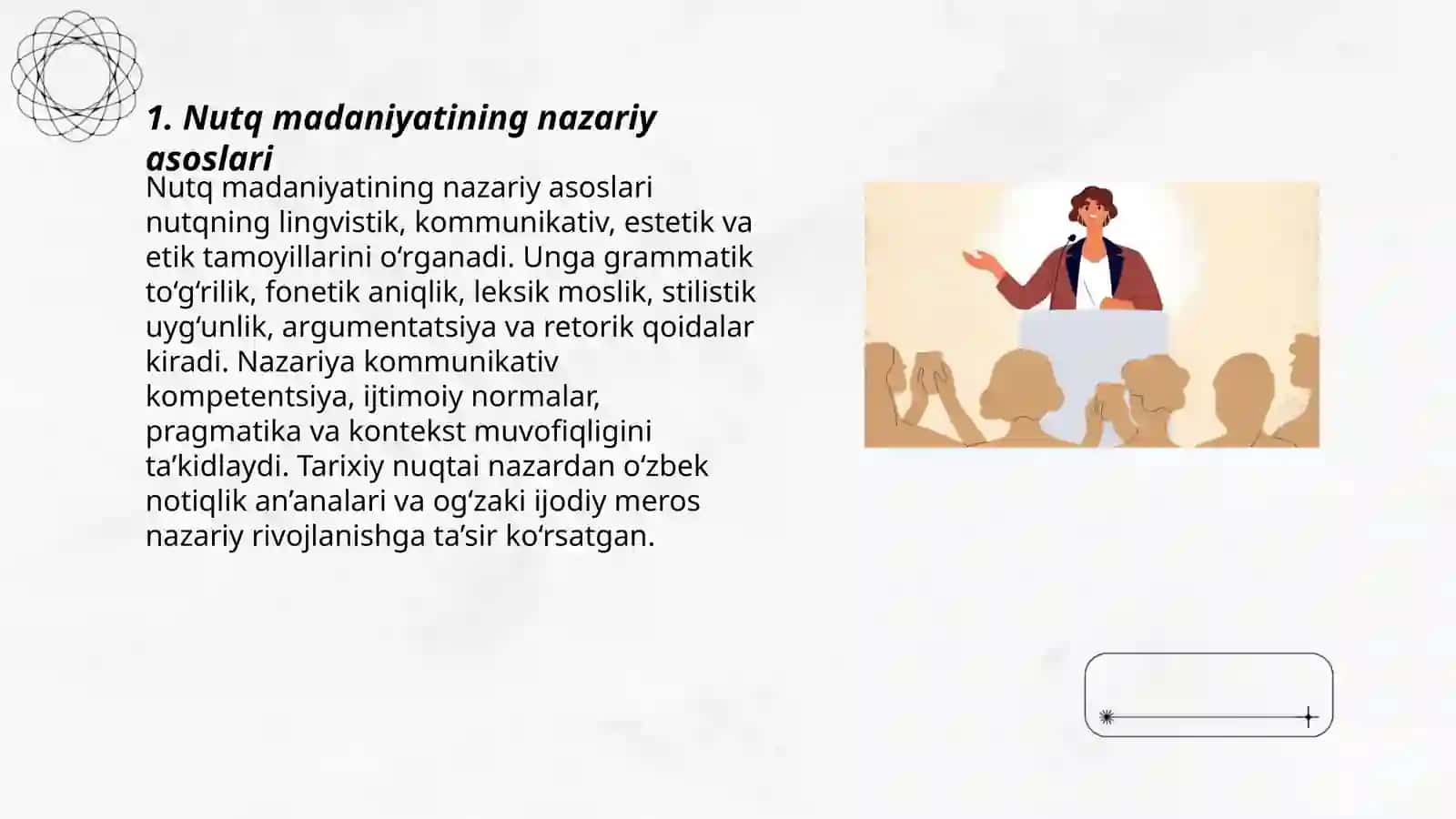 Nutq madaniyati va notiqlik uning tarixi 3