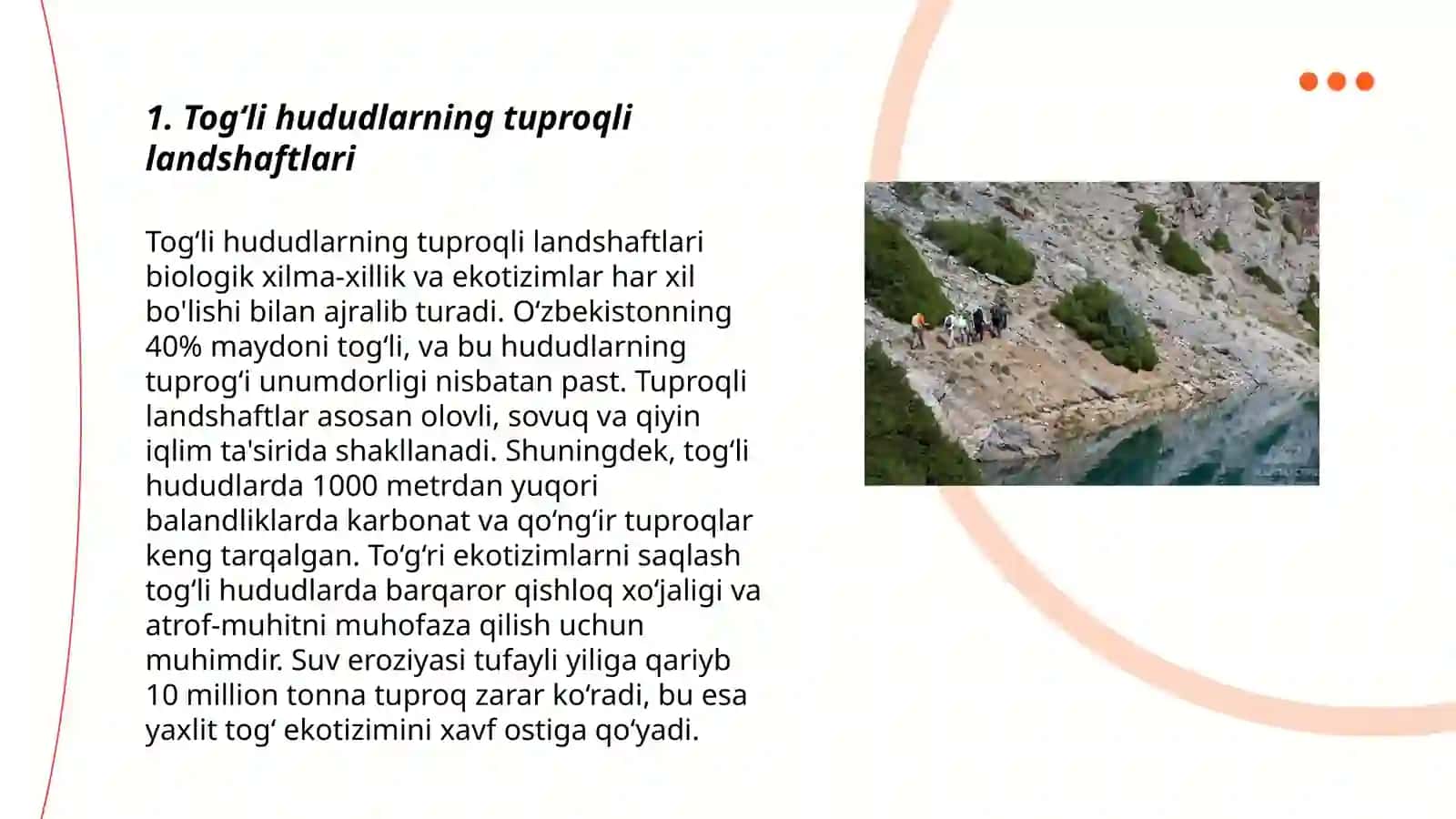 Tog‘li hududlar tuproqlar geografiyasi 3