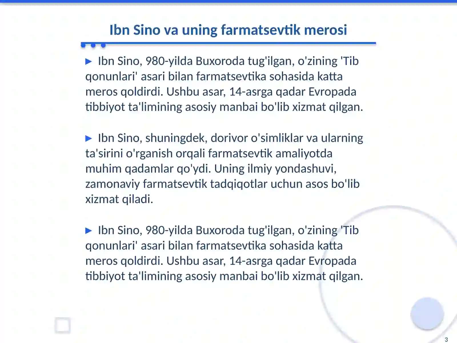 Etika va deontologiya masalalari: Ibn Sino va zamonaviy farmatsevtik amaliyot 3