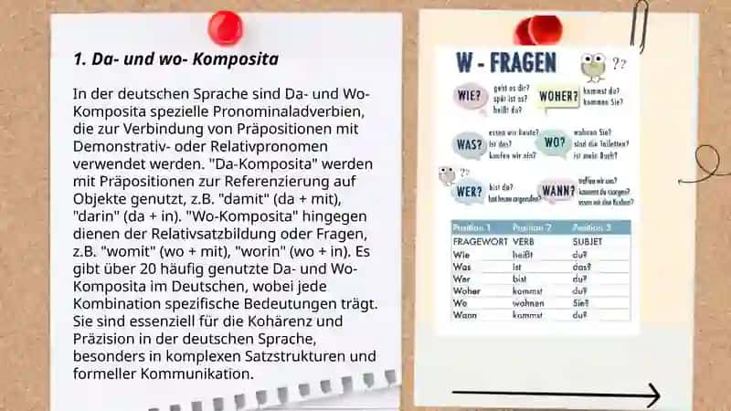 Da- und Wo-Komposita in der deutschen Sprache 3