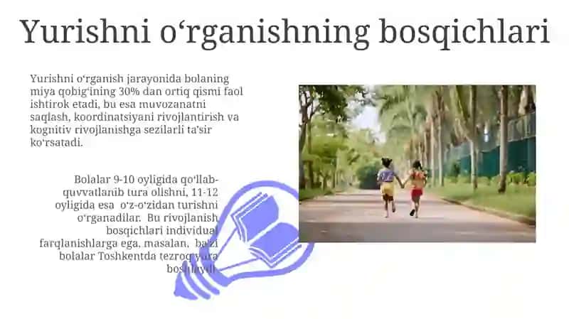 Yurishni O'rganishning Bosqichlari 3