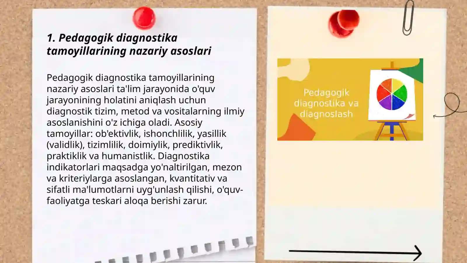 Pedagogik diagnostika tamoyillari 3