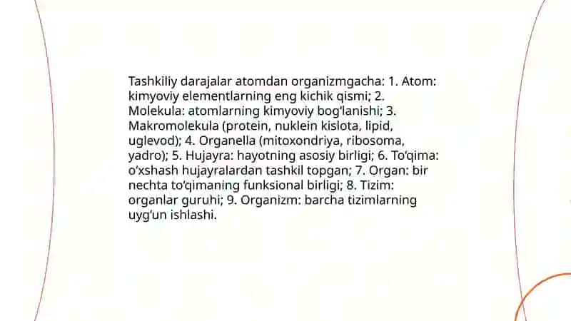 Odam organizmining tuzilishi 3