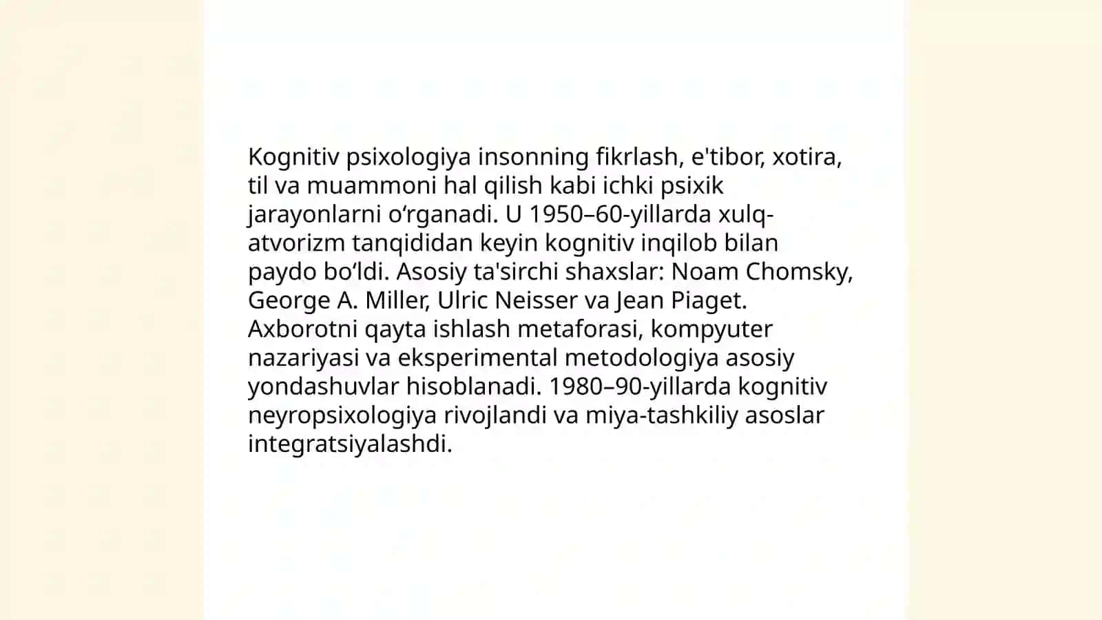 Kognitiv psixologiya 3