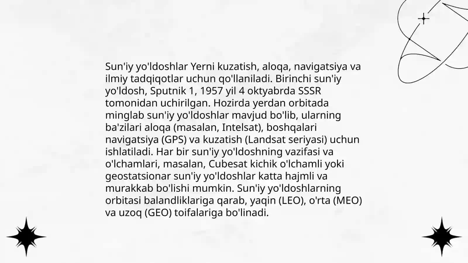 Sun'iy yo'ldoshlar 3