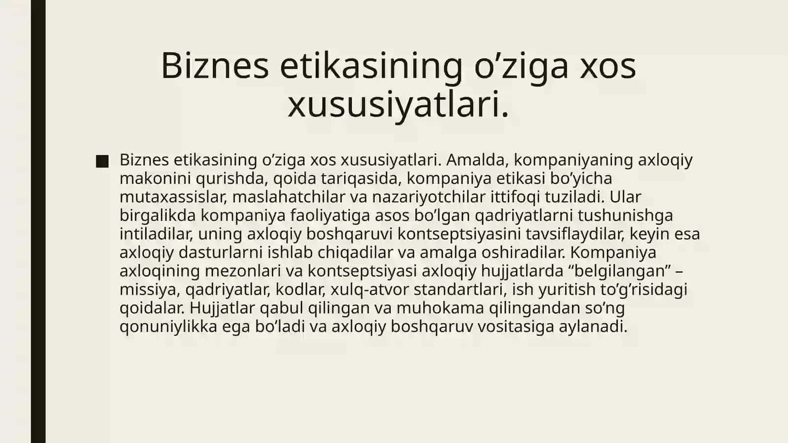 Biznes etikasi 3
