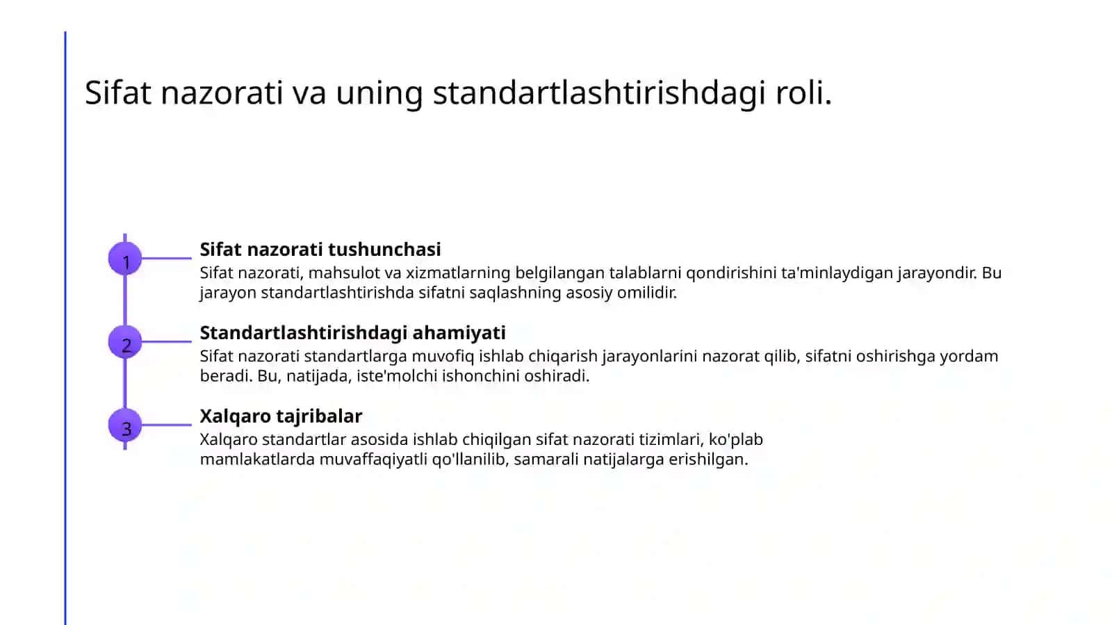 Standartlashtirishda sifatni boshqarish 3