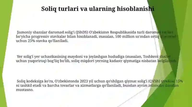 Jismoniy shaxslar daromad solig'i (JShDS) 3