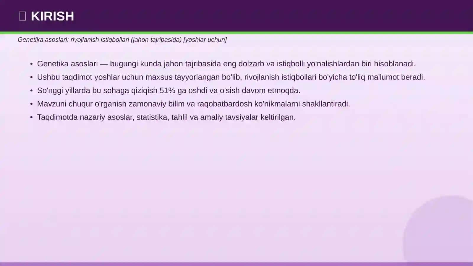 GENETIKA ASOSLARI 3
