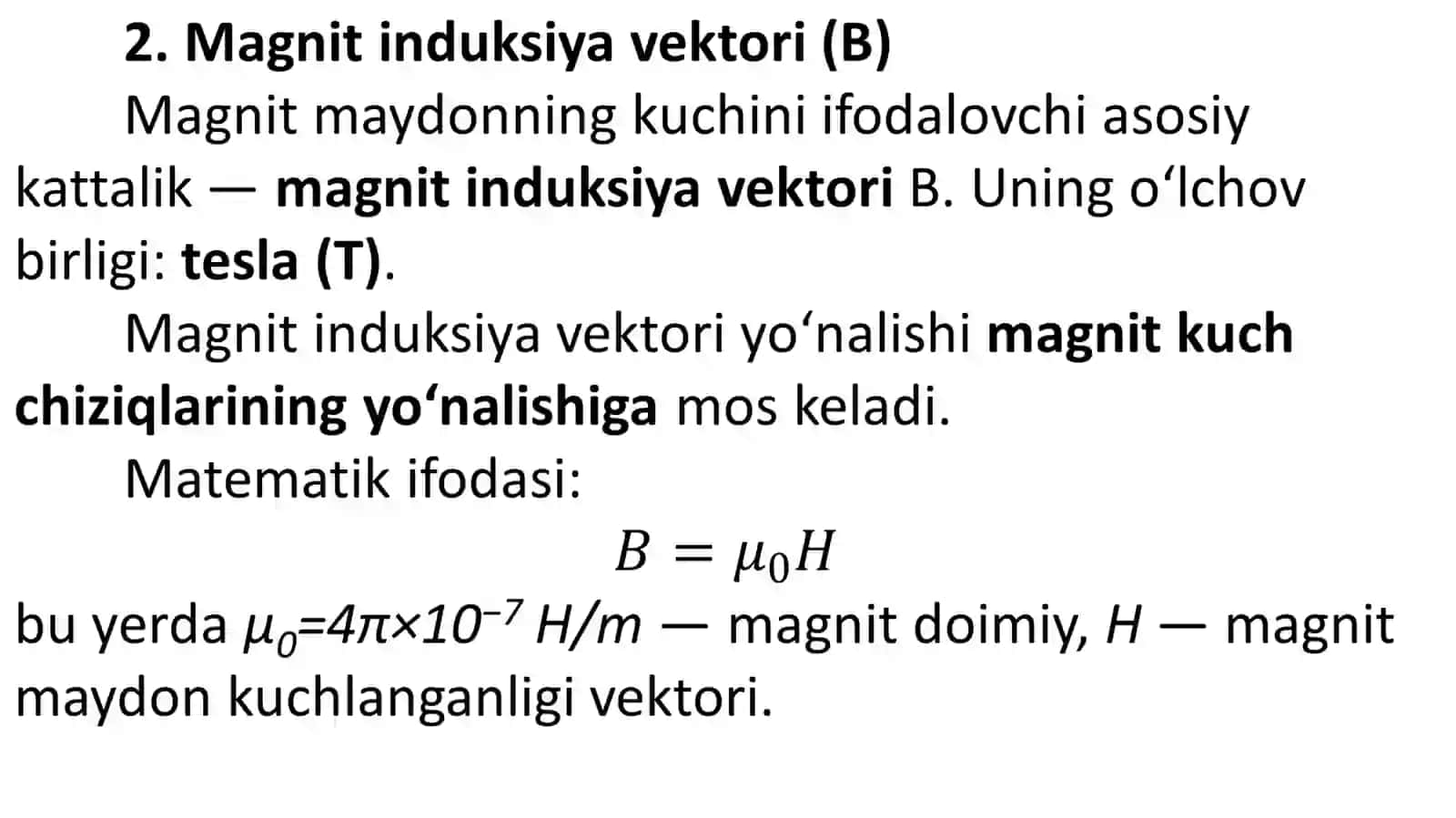 MAGNITMAYDONI VA MODDANING MAGNIT XOSSALARI 3
