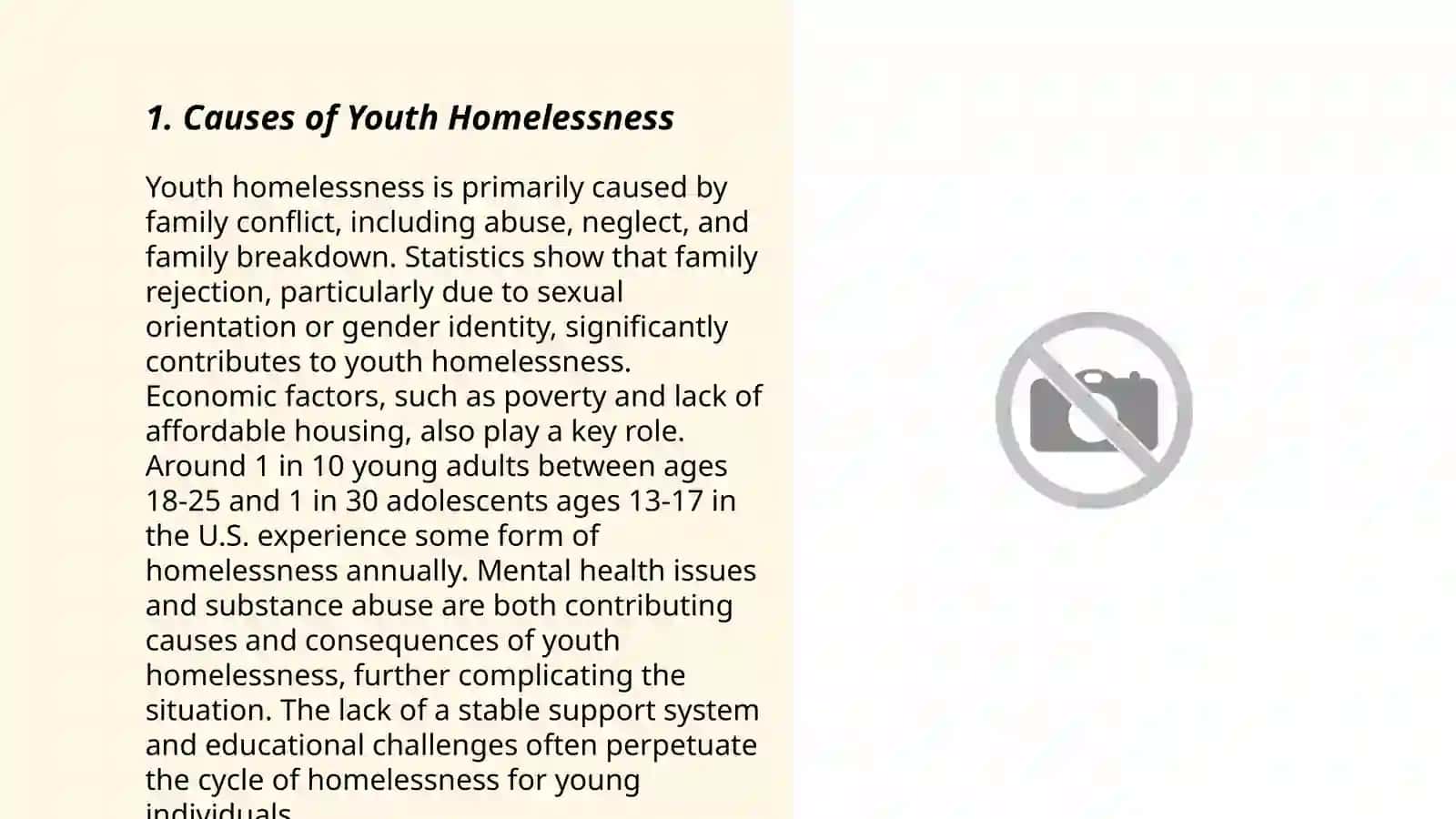 Young and homeless 3
