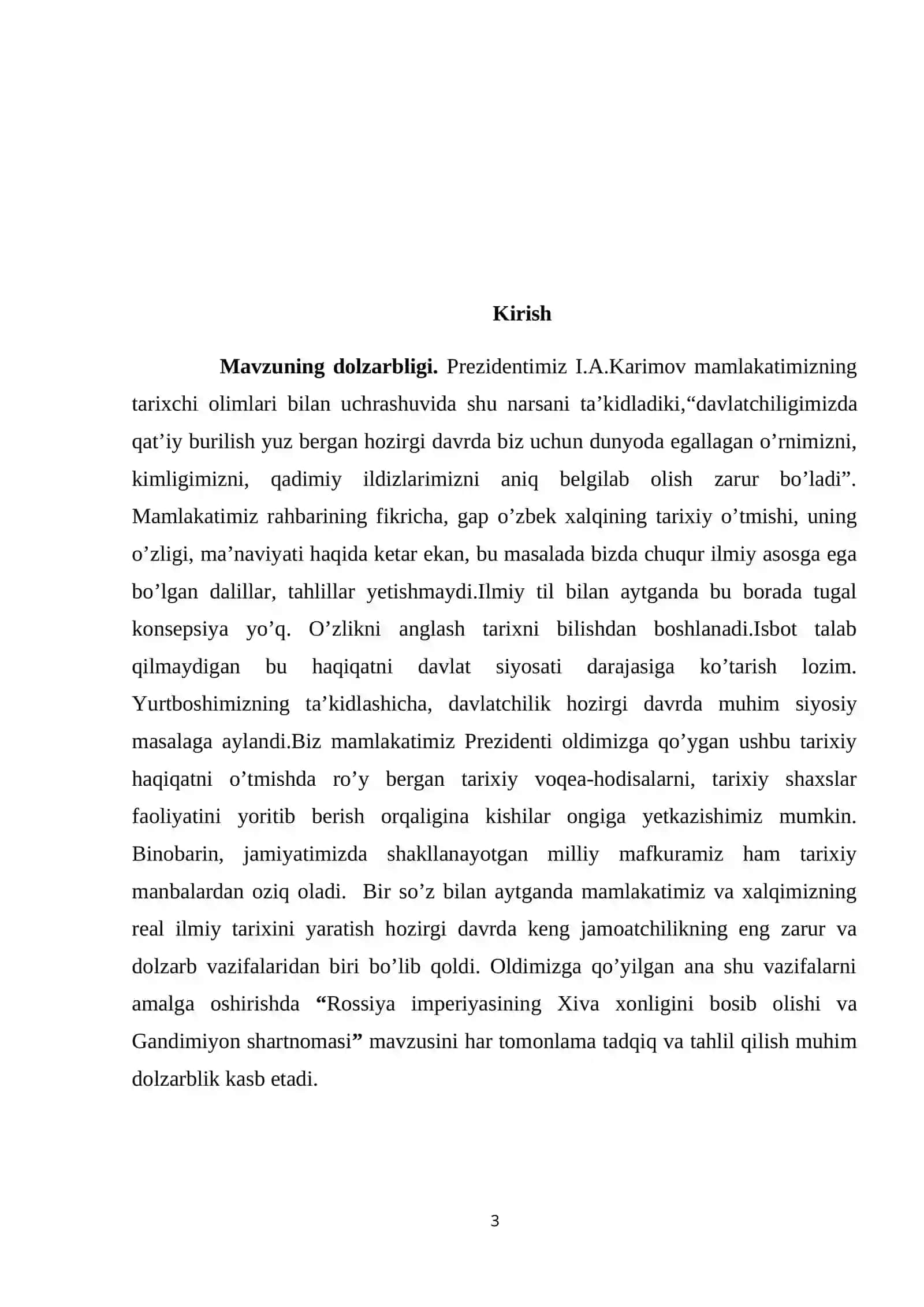Xiva xonligining Rossiya bilan munosabati 3