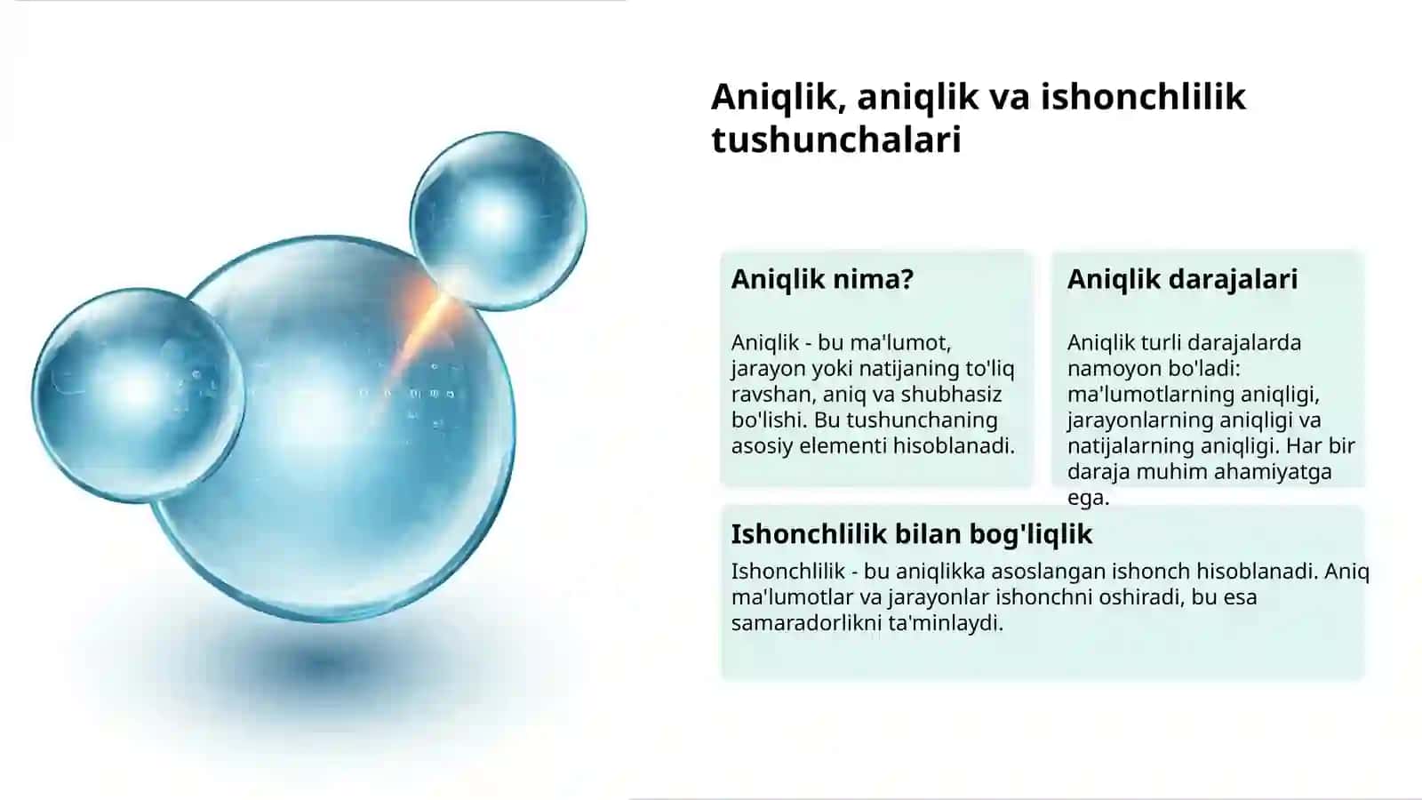 O‘lchash: Aniqlik va Ishonchlilik 3