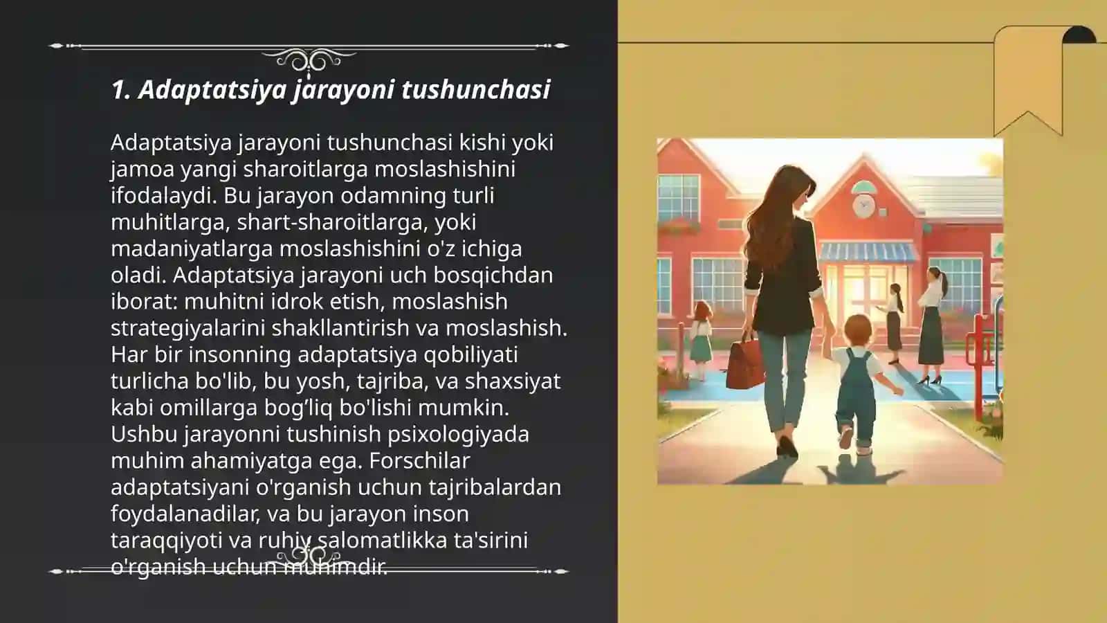 Adaptasiya jarayoni va uning bosqichlari 3