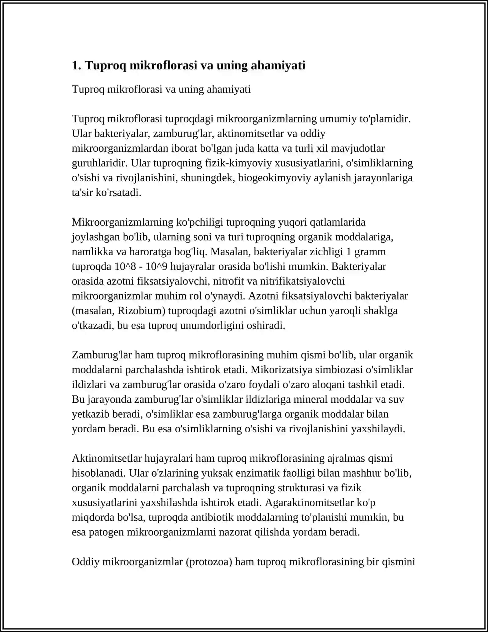 Tuproq Mikrobiologiyasi 3