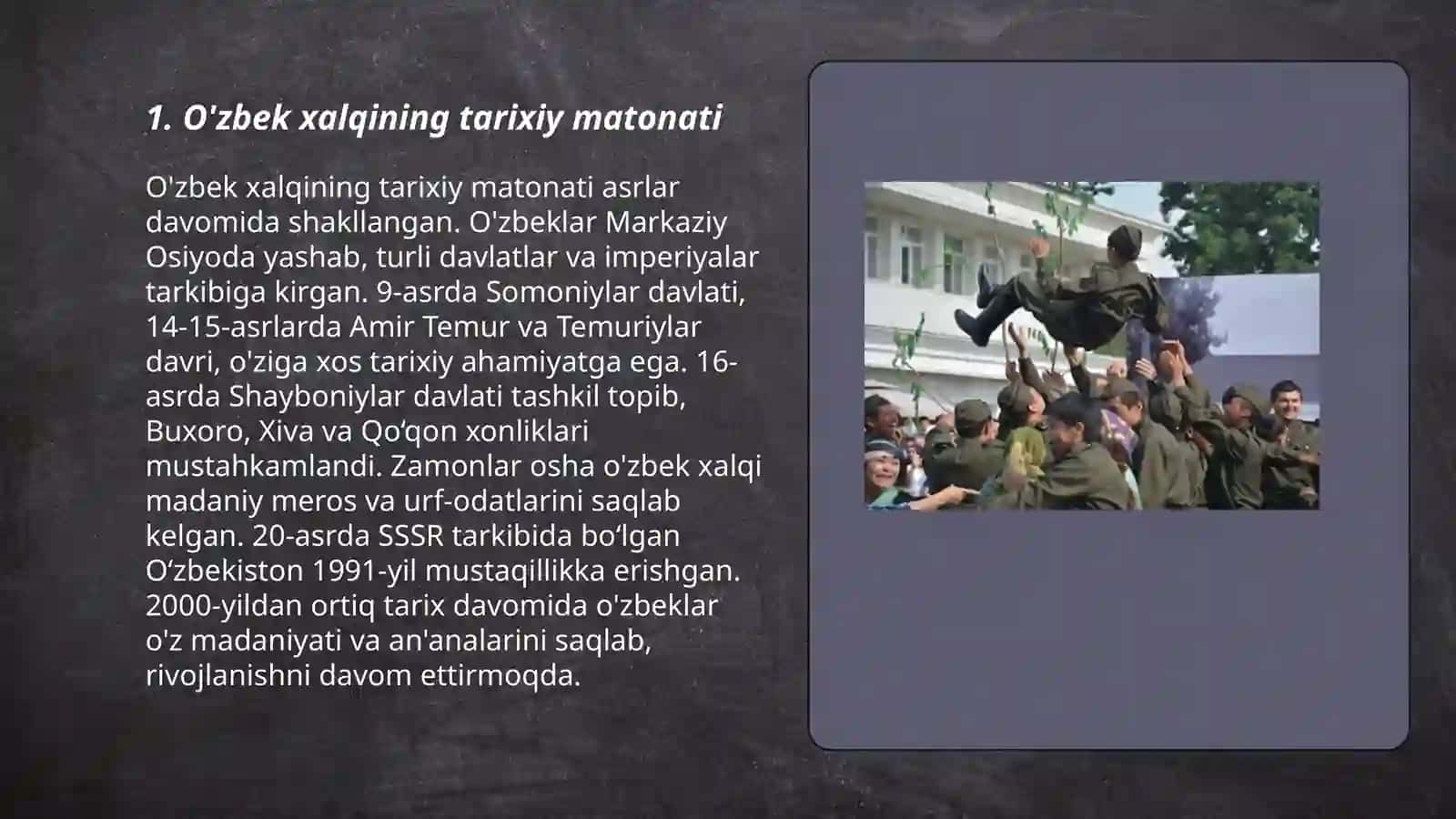 Òzbek xalqining front ortidagi matonati 3