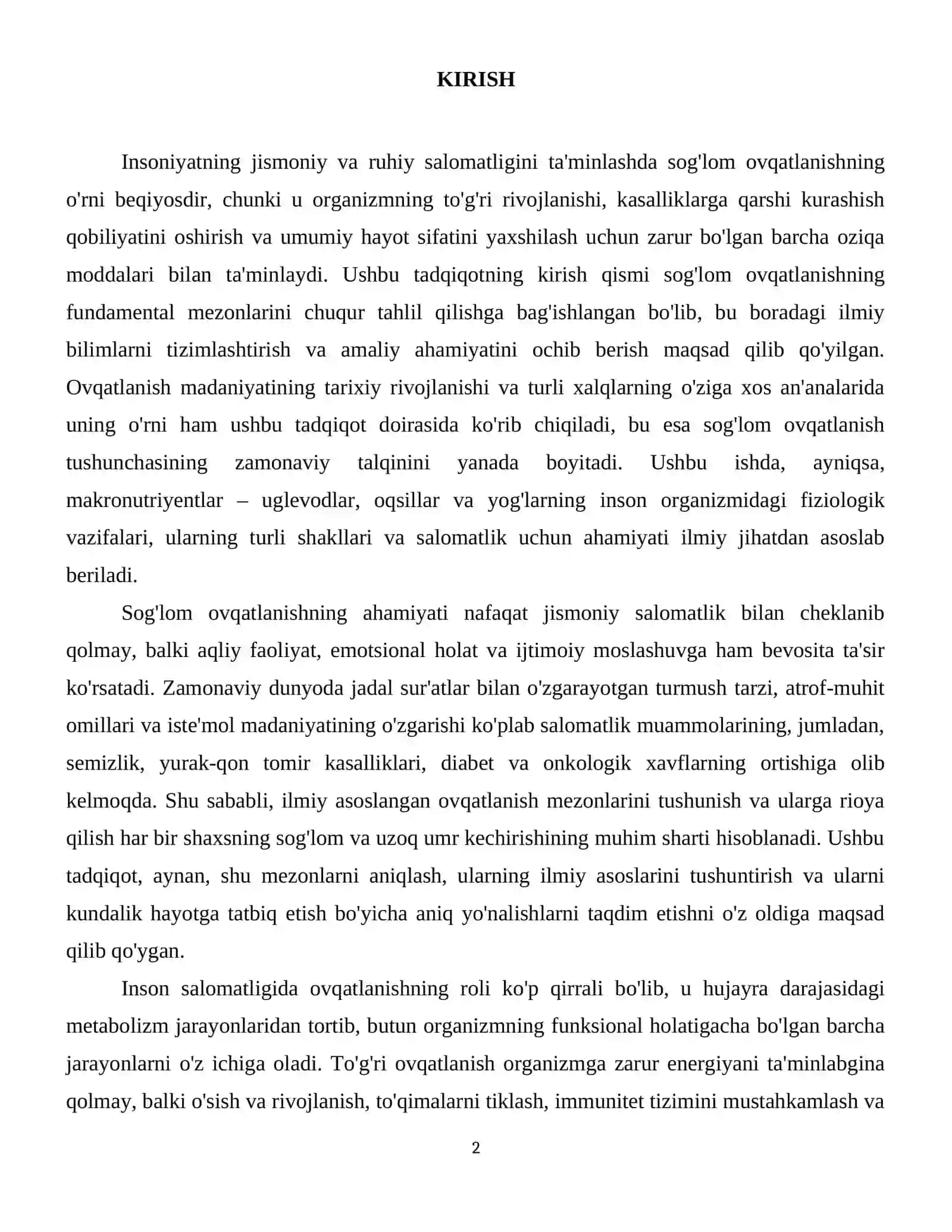Sogʻlom ovqatlanish mezonlari 3
