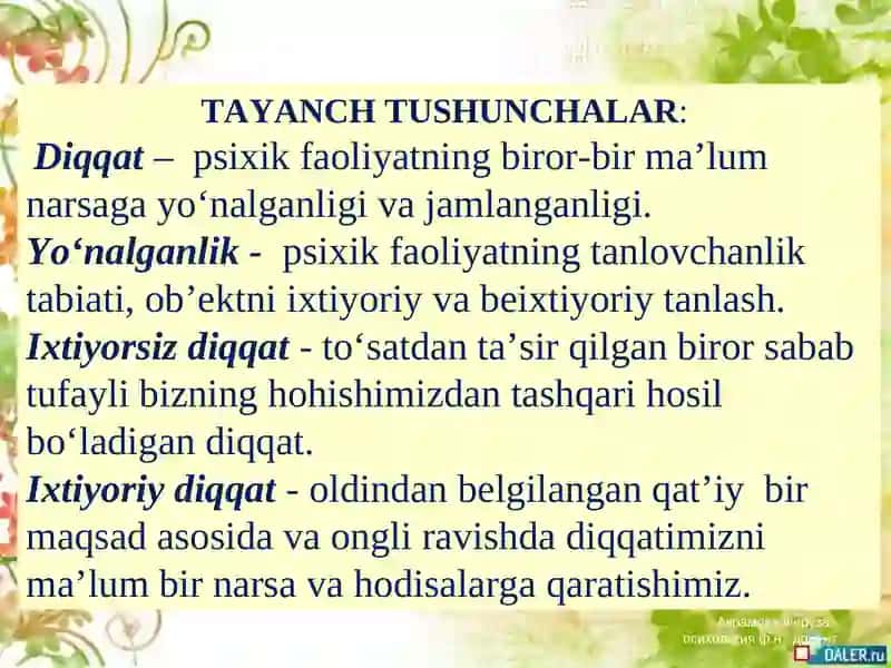Diqqatning mohiyati 3