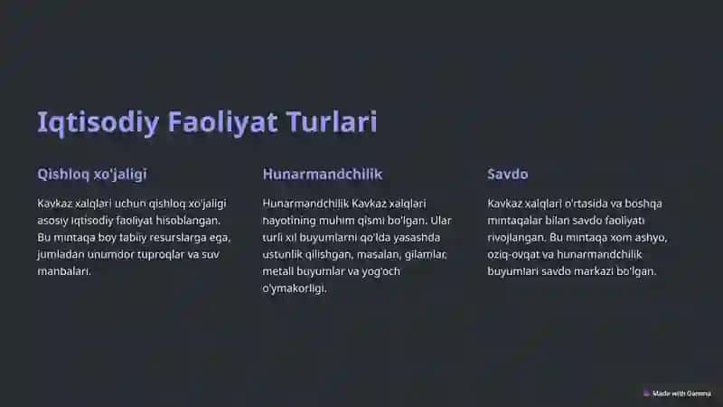Kavkaz Xalqlari Tarixi 3