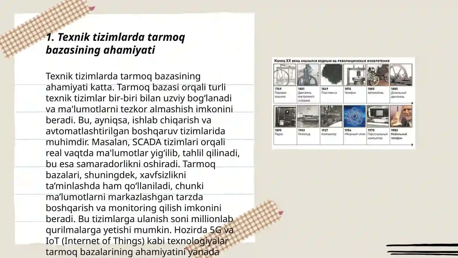 Texnik tizimlardagi tarmoq bazasining obyektlarini yaratish 3