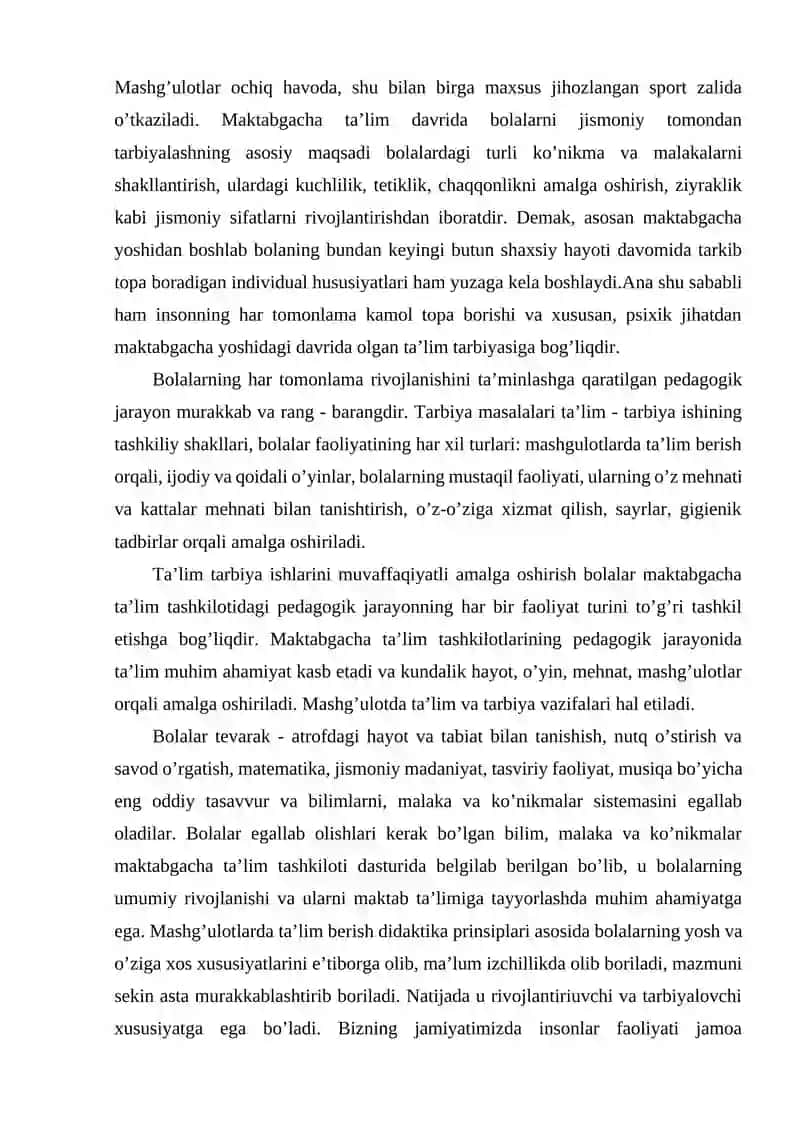 Maktabgacha Ta'lim Tashkilotlarida Loyihalashtirish Faoliyatining Ahmiyatı 3