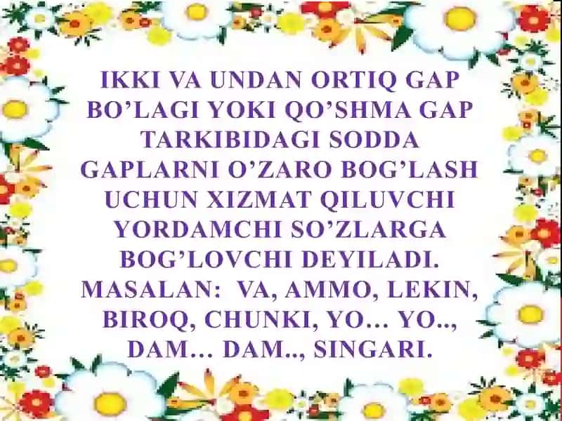 Yordamchi so‘zlar 3
