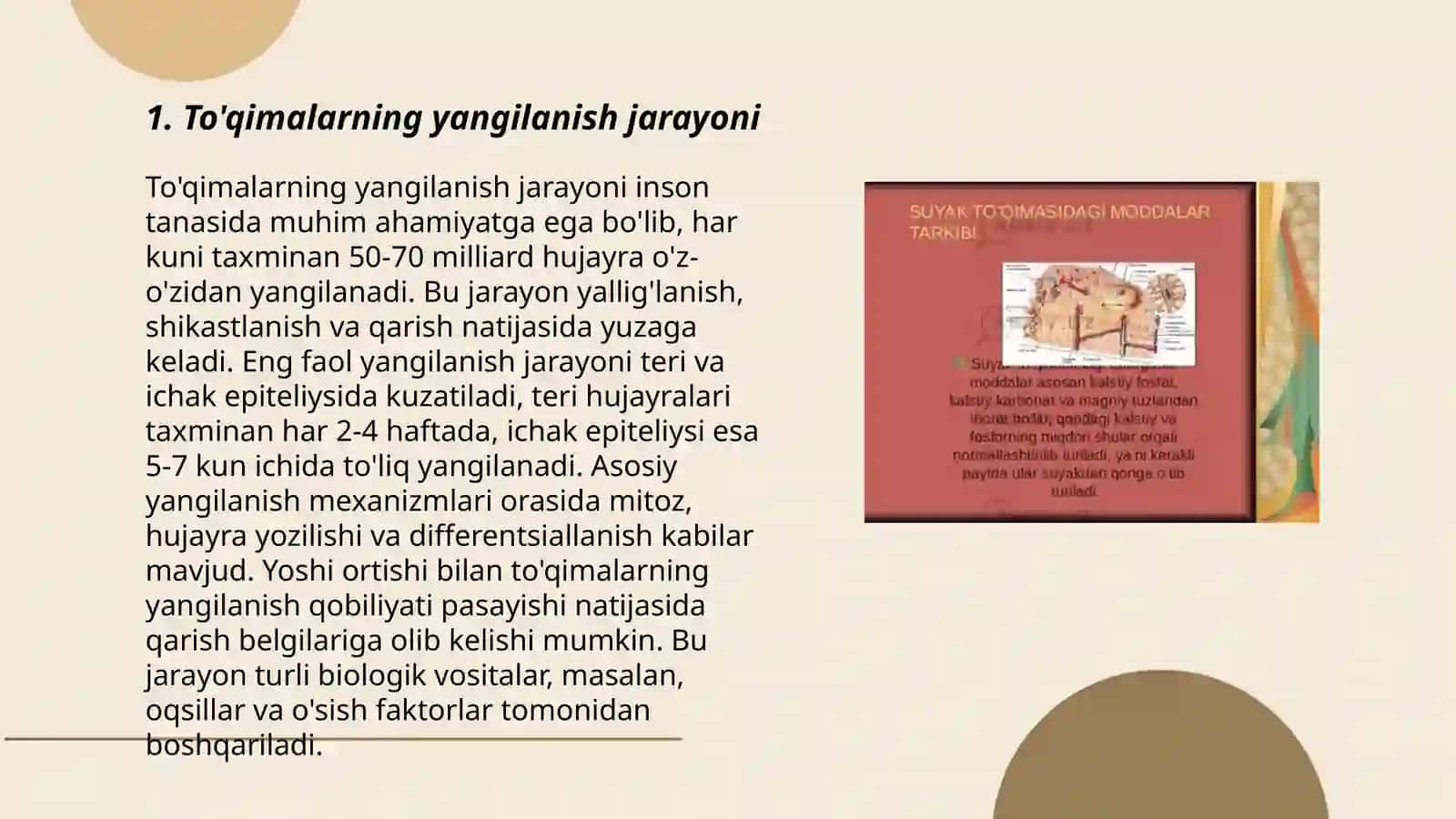 To'qimalar regenatsiyasi 3