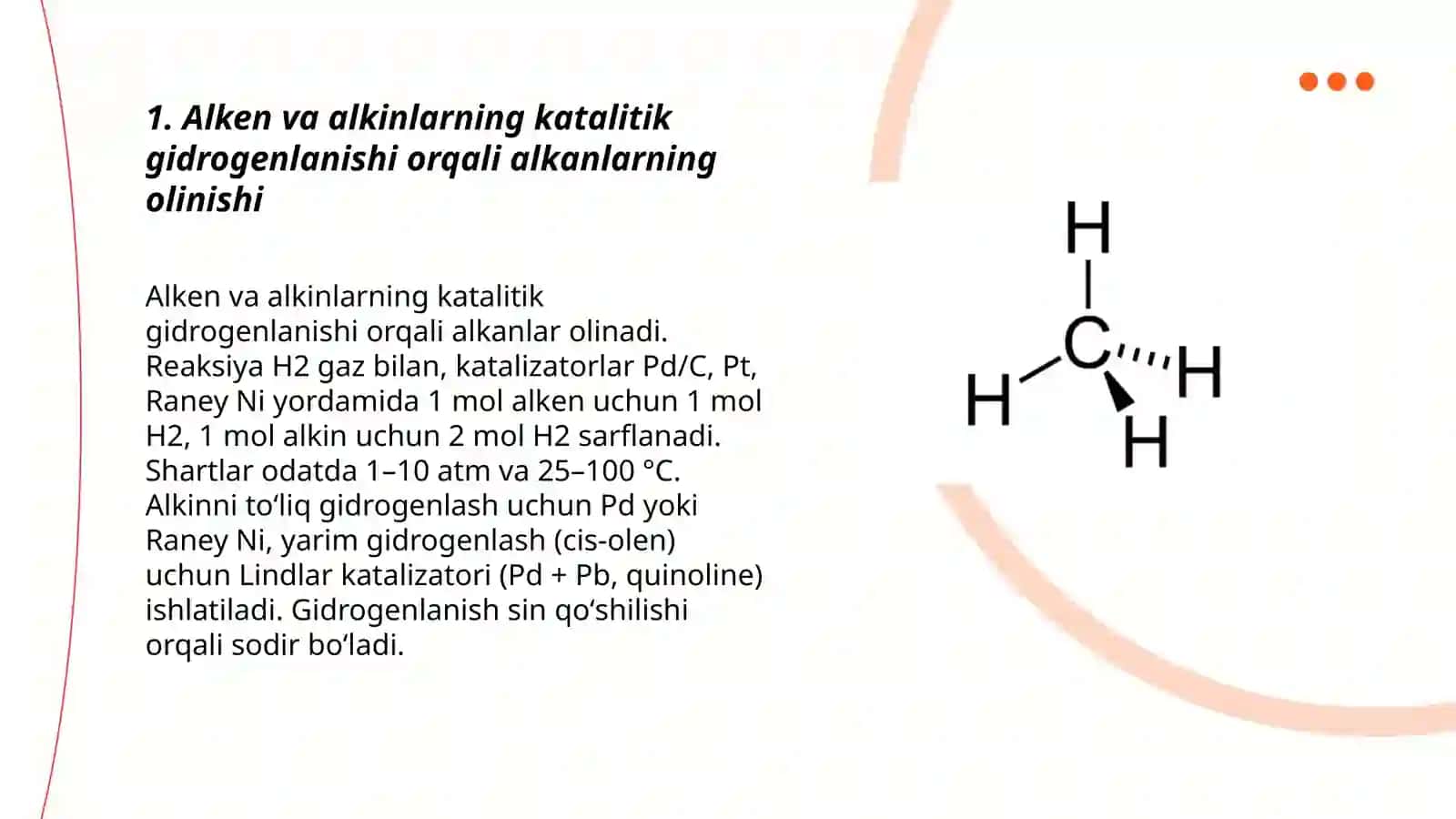 Alkan va sikloalkanlarning olinish usullari 3