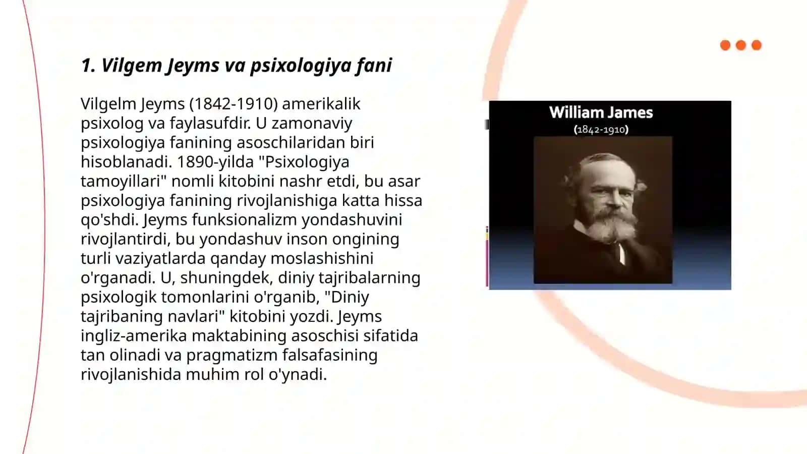 Vilgem Jeyms va psixologiya fani 3