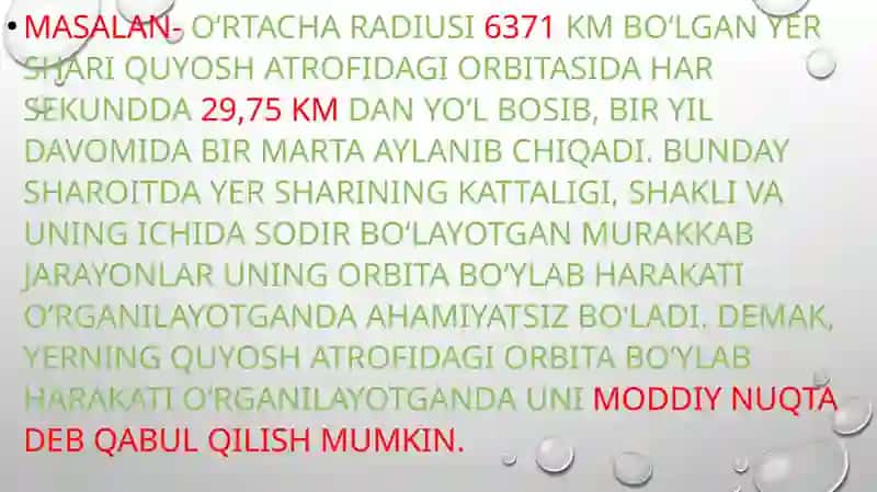 Moddiy nuqtaning majburiy tebranma Harkatireja 3