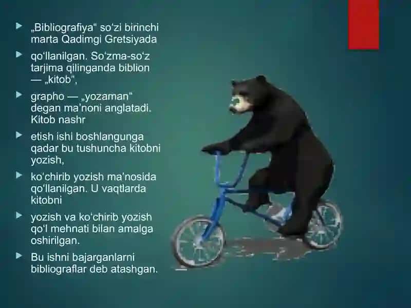 Xalqaro korporativ electron bibliografik resurslar tahlili. 3