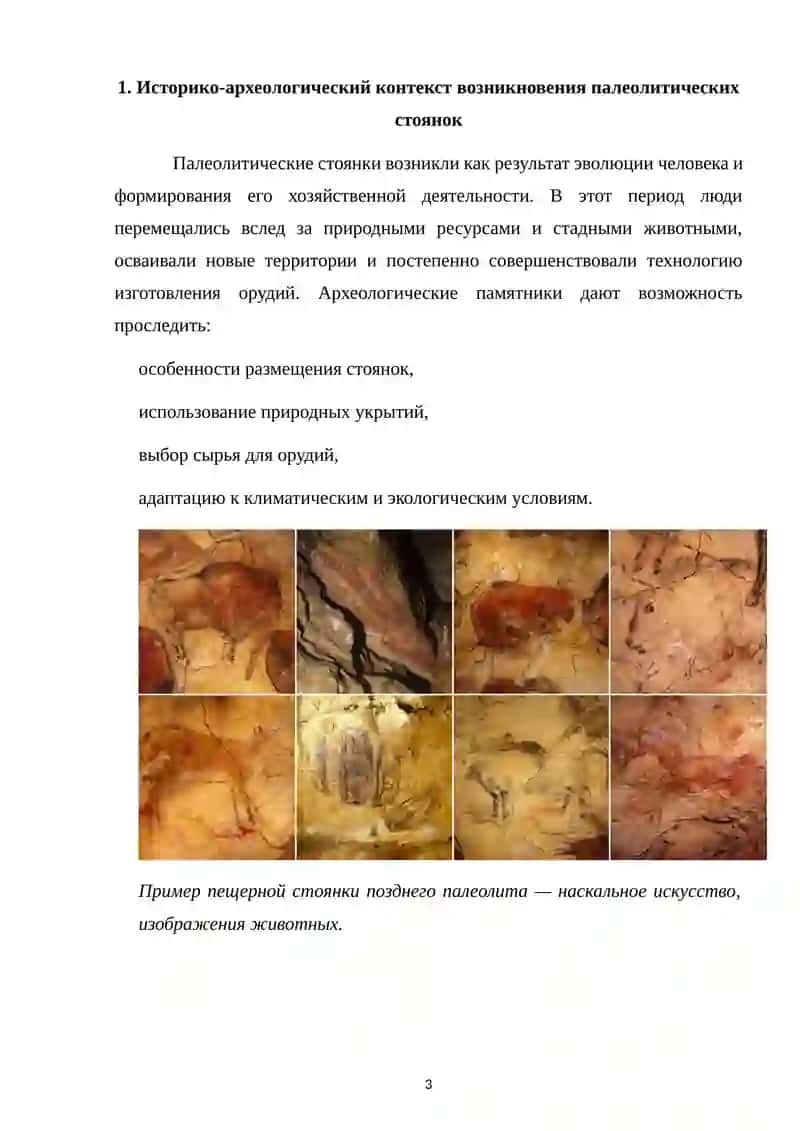 Памятники эпохи палеолита 3