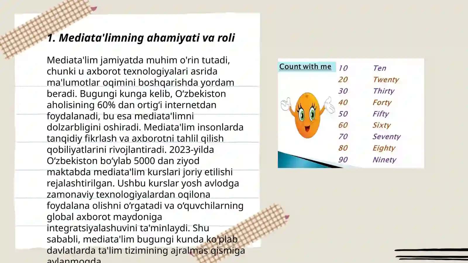 Dunyo mamlakatlaridagi mediata'lim taraqqiyoti 3