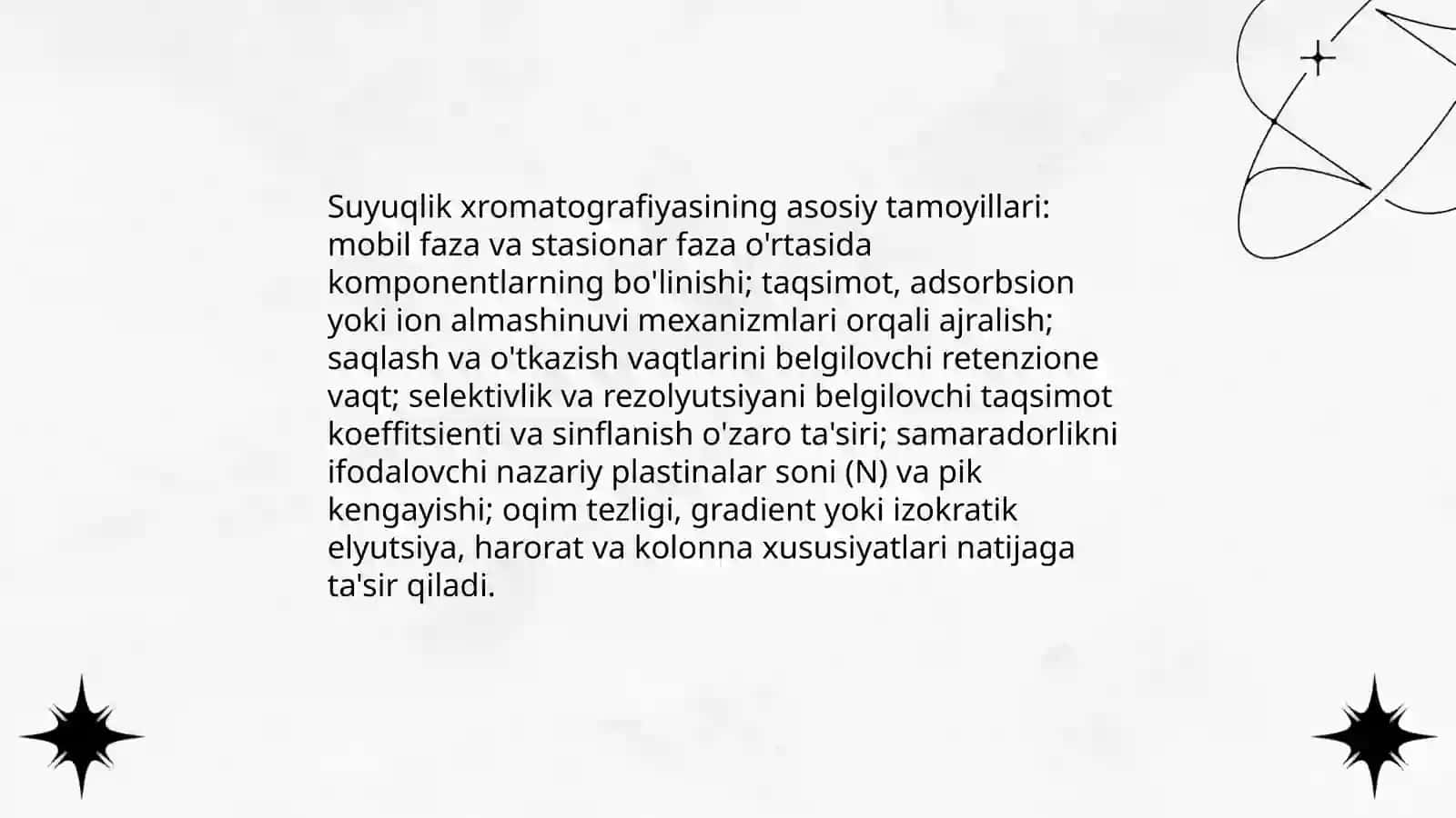 Suyuqlik xromotografiyasi 3