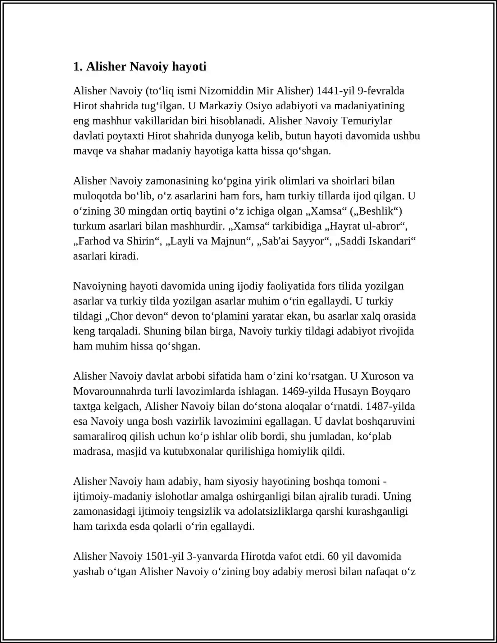 ALISHER NAVOIY 3