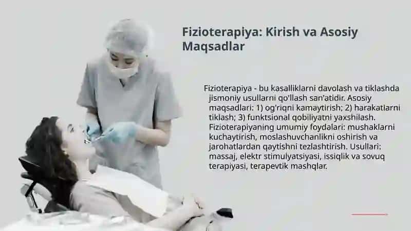 Fizioterapevtik davolash usullari 3